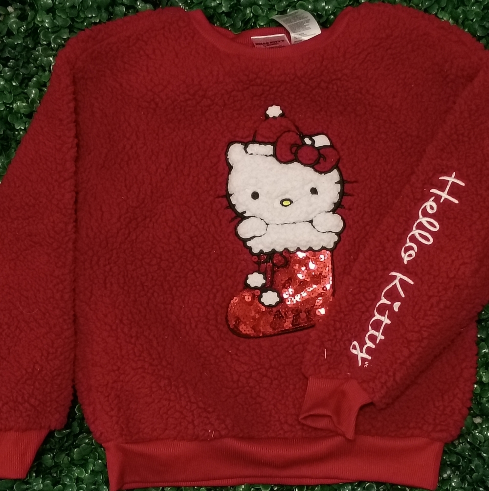 Hello Kitty Red Textured Top